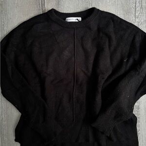 Classic Black Crew Neck Sweater